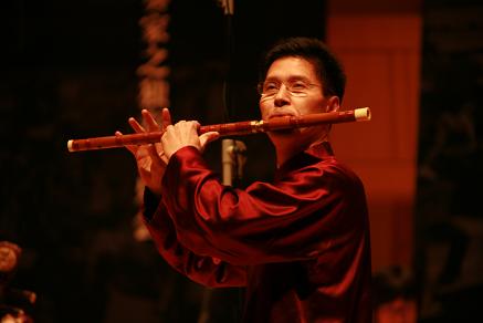 中国音乐学院著名笛子演奏家张维良教授
